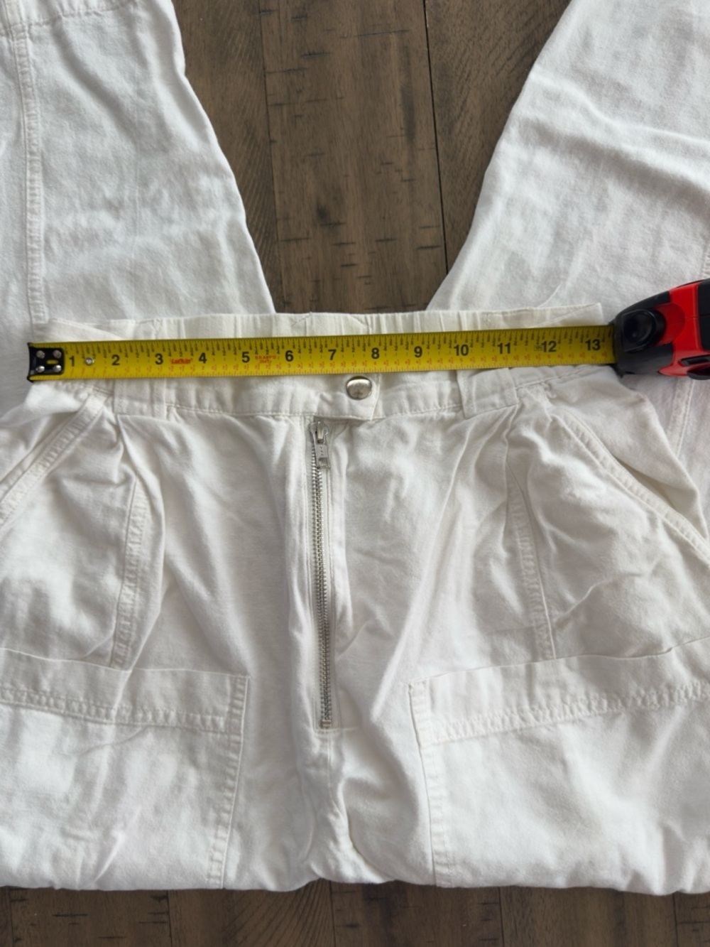 Urban Outfitters White Cotton & line Blend - Picture 6 of 11